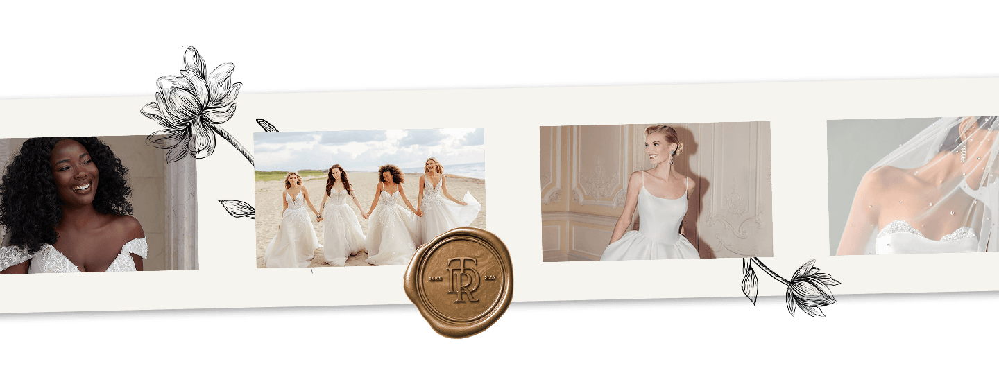 TDR Brides showcasing beautiful wedding dresses