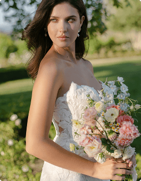 BRIDE NAME wearing Designer