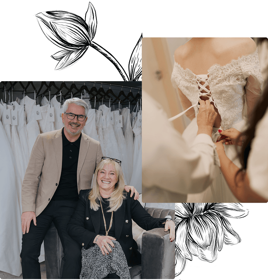 Rebecca and Lawson, our founders