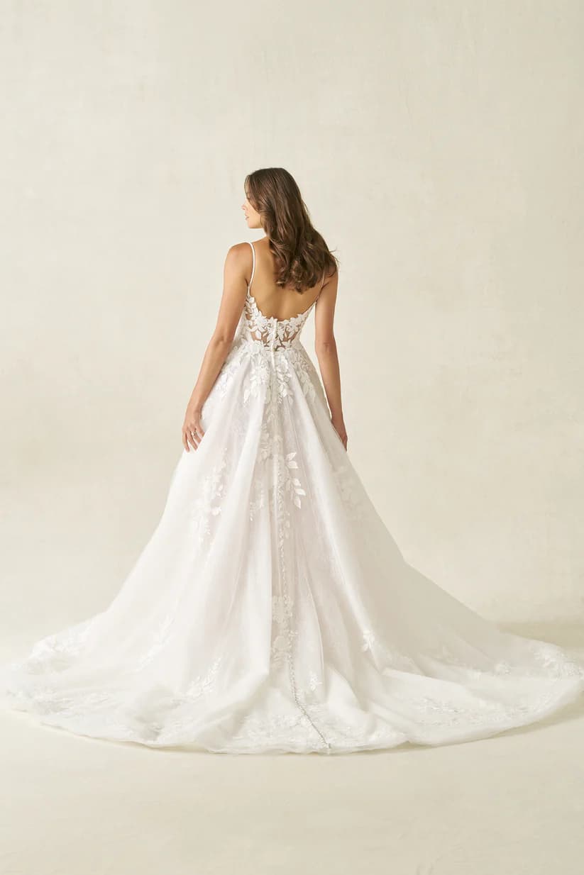 A1403 - Allure Bridal wedding dress by Allure Bridal Softly shimmering beadwork and bold floral lace combine in t... view 2
