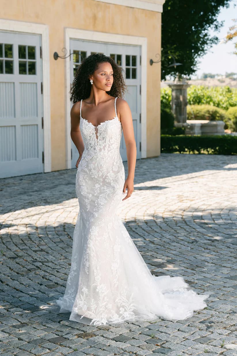 A1413L - Allure Bridal wedding dress by Allure Bridal This shimmering sheath gown combines modern allure with deli... view 1