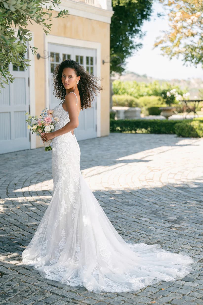 A1413L - Allure Bridal wedding dress by Allure Bridal This shimmering sheath gown combines modern allure with deli... view 2