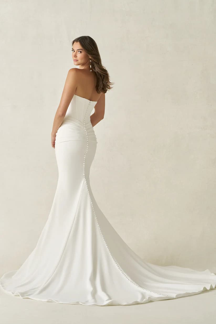 A1414 - Allure Bridal wedding dress by Allure Bridal Sleek and architectural in its simplicity, this strapless cr... view 2