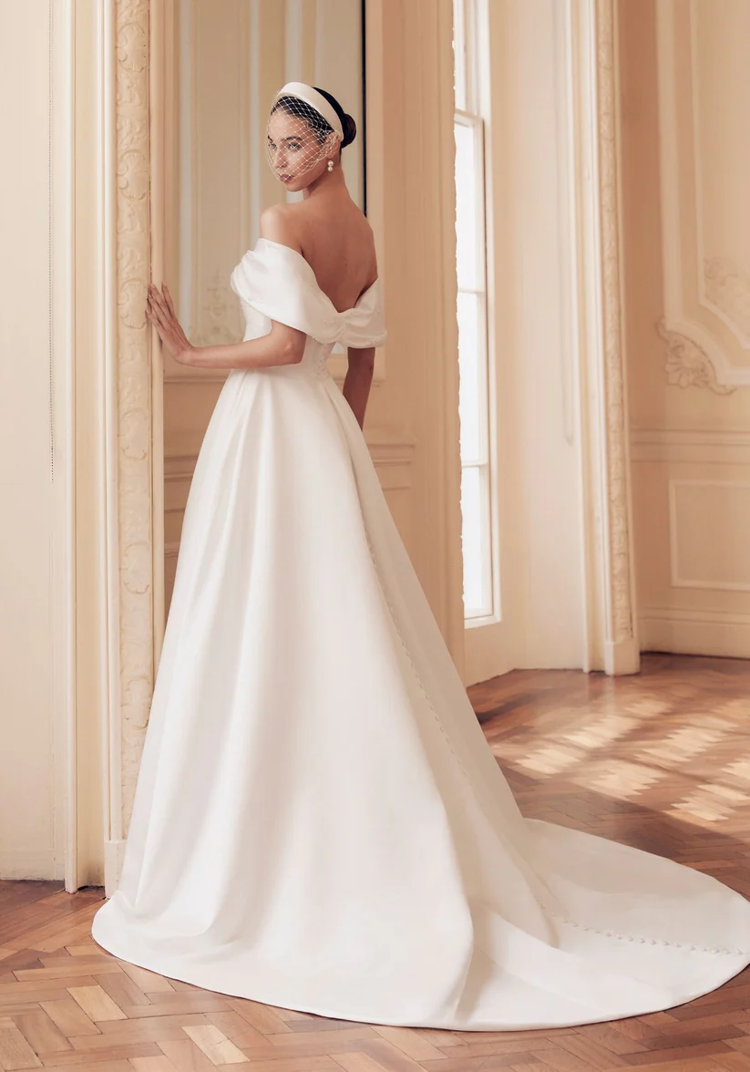 Amara - Ellis wedding dress by Ellis Bridal Regal and refined, Amara is crafted in lightweight matte sat... view 2