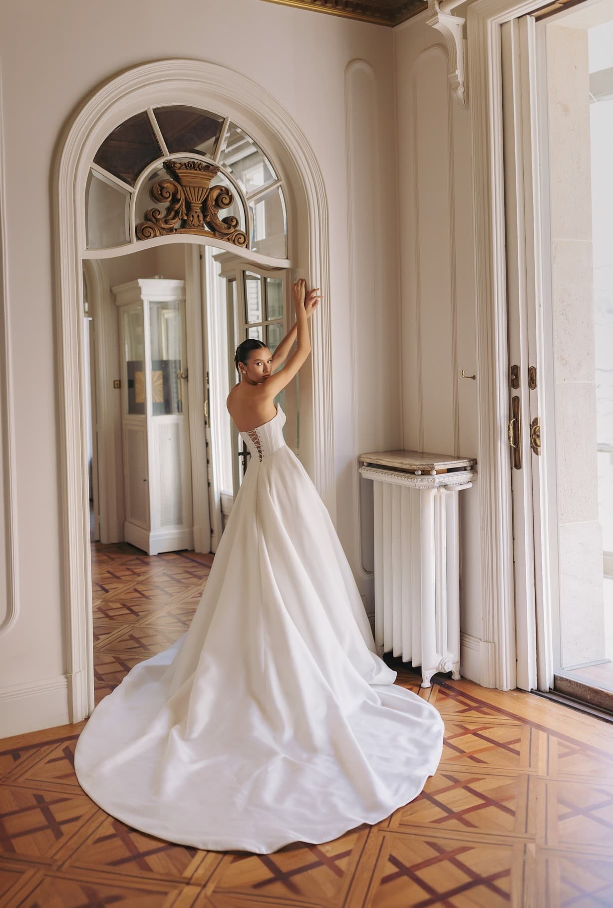 Dove - Wona wedding dress by Wona Concept Dove — smooth detailed corset base minimalist bridal gown wi... view 2