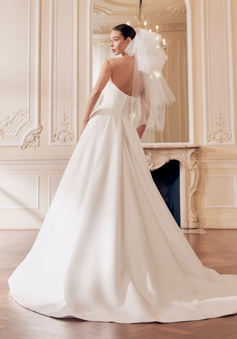 Etta - Ellis wedding dress by Ellis Bridal Bold and unforgettable, Etta commands attention in textured... view 2