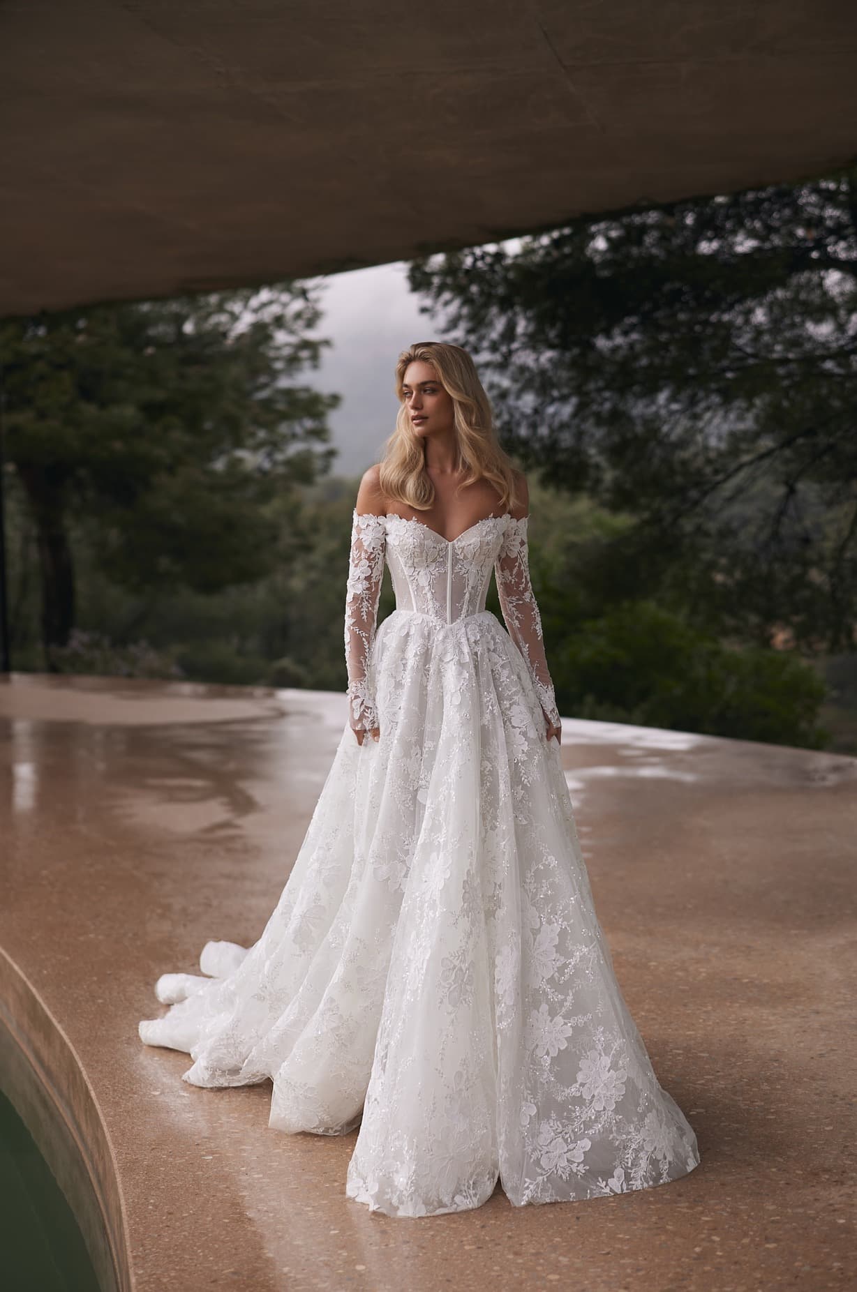 Hugo - Eva Lendel wedding dress by Eva Lendel Hugo is a beautifully breath-taking A-line gown adorned with... view 1