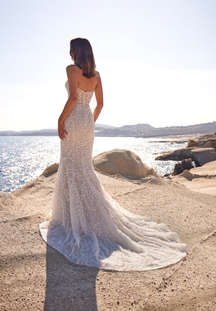 MJ1201 Dakotah - Madison James wedding dress by Madison James - The Dakotah gown captivates with its effortless shimmer and 