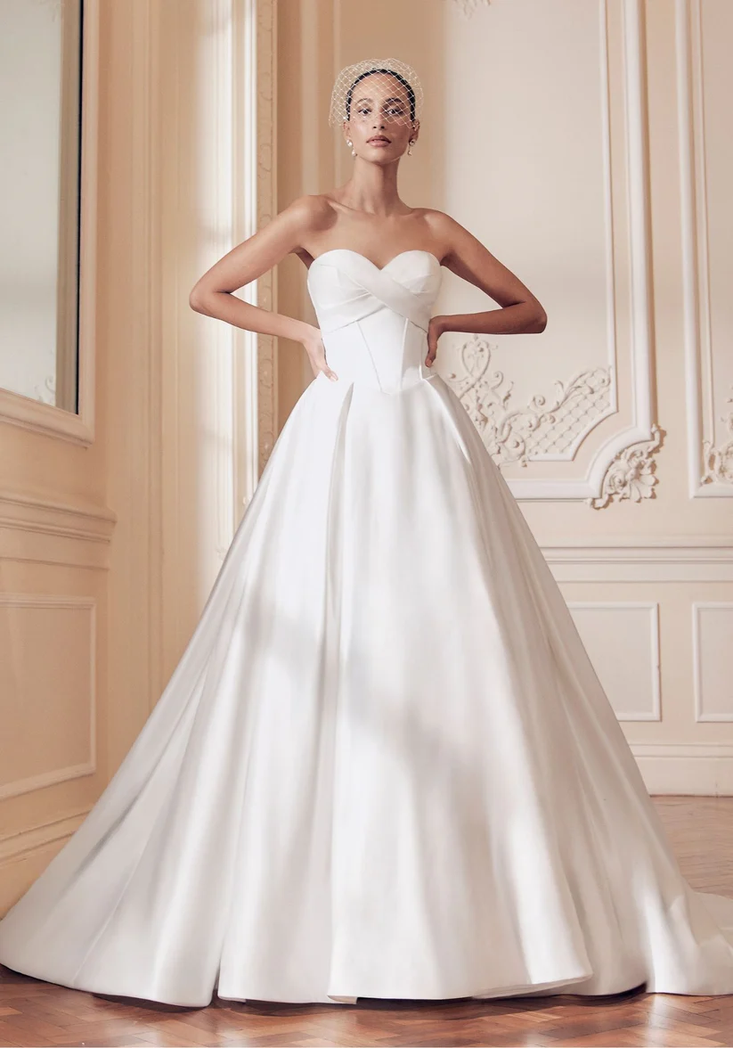 Phillipa- Ellis wedding dress by Ellis Bridal A vision of quiet luxury, Phillipa drapes the body in smooth... view 1