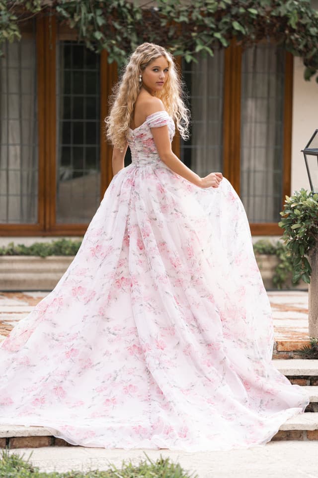 R3850- Allure Romance wedding dress by Allure Romance Softly structured in organza, this A-line gown features a la... view 2