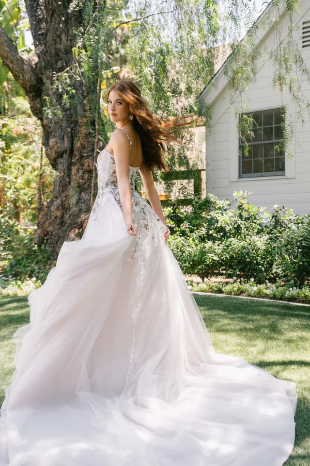 R3912 - Allure Romance wedding dress by Allure Romance Whimsical and romantic, this A-line gown features embroidere... view 2