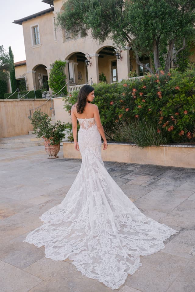 A1410 - Allure Bridal wedding dress by Allure Bridal Refined and romantic, this strapless sheath gown showcases c... view 2