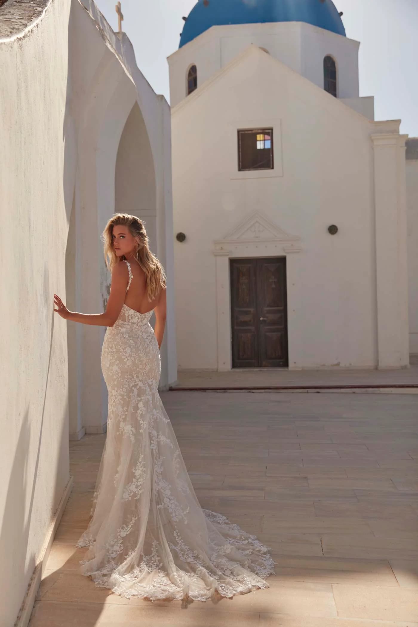MJ1108 Faviana - Madison James wedding dress by Madison James - Faviana’s sweetheart sheath silhouette features beaded