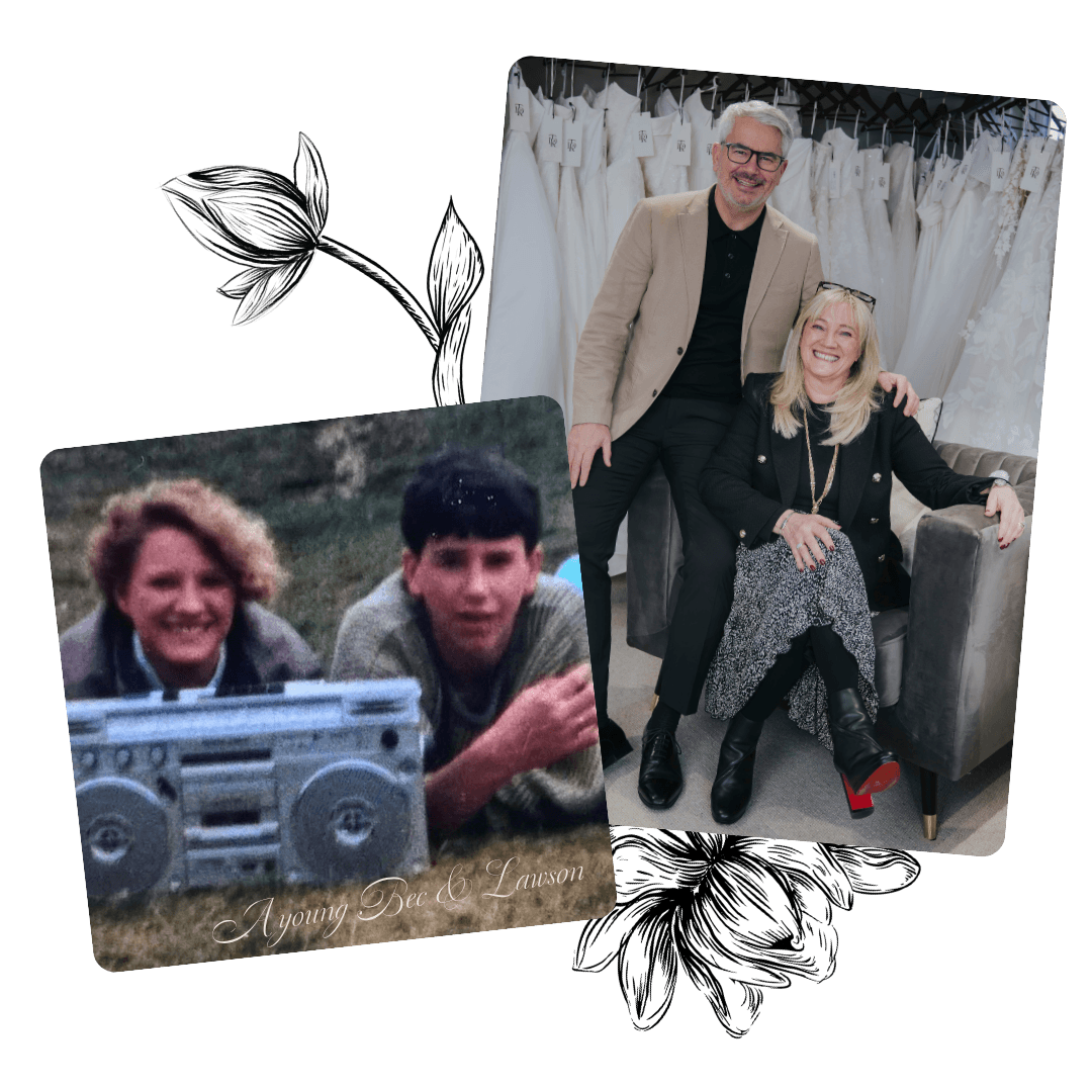 Rebecca and Lawson, our founders