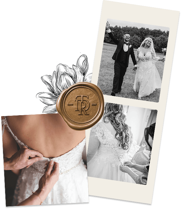 Beautiful brides in wedding dresses