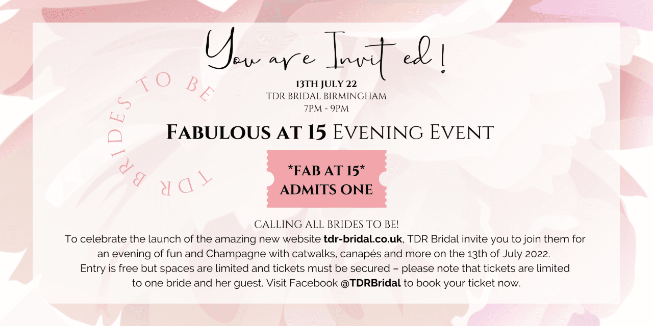 TDR Bridal ‘Fab at Fifteen’ PARTY