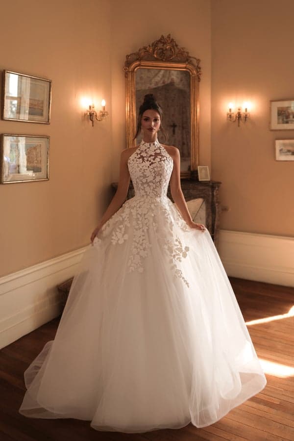 Bridget - Katy Corso wedding dress by Katy Corso The Bridget A-line dress is the embodiment of restrained maj... view 1