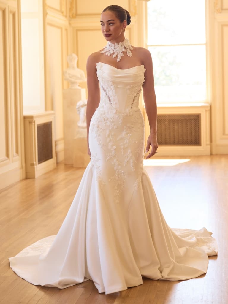 Burke - Sottero & Midgley wedding dress by Sottero and Midgley Burke is made from Cartago satin view 1