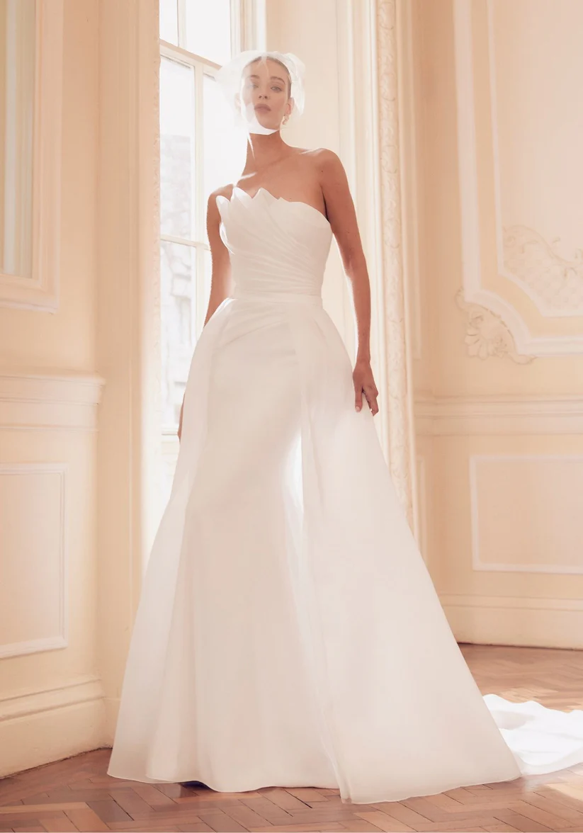 Laurel - Ellis wedding dress by Ellis Bridal Architectural yet ethereal, Laurel combines structure and so... view 1