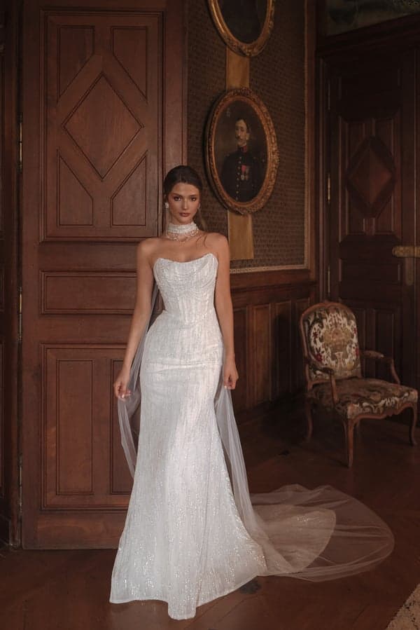 Nox - Katy Corso wedding dress by Katy Corso The Nox dress is for the bride who dreams of a sparkling ent... view 1