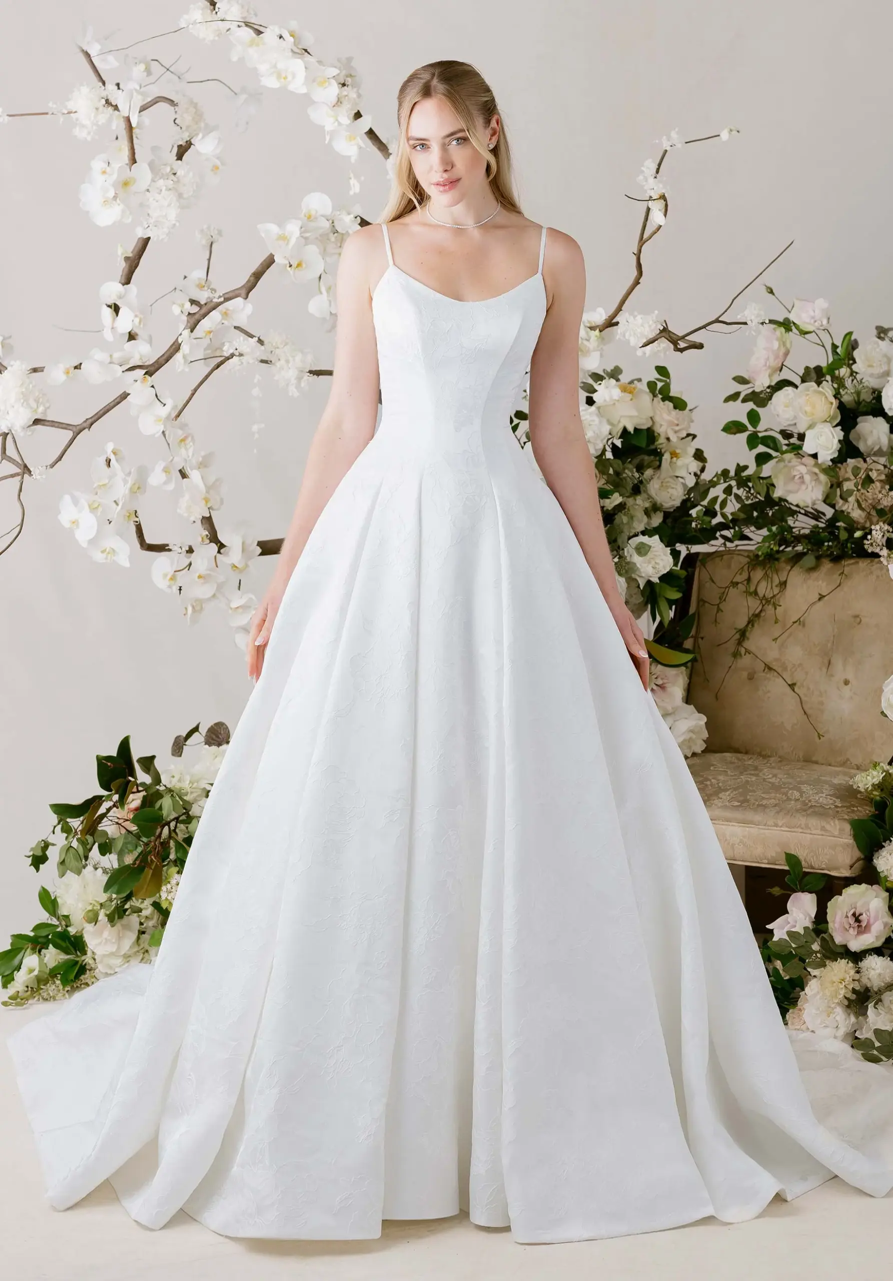 Lili 1010008 - Mori Lee wedding dress by Morilee Ball gown wedding dress has a scoop neckline and scoop back,... view 1