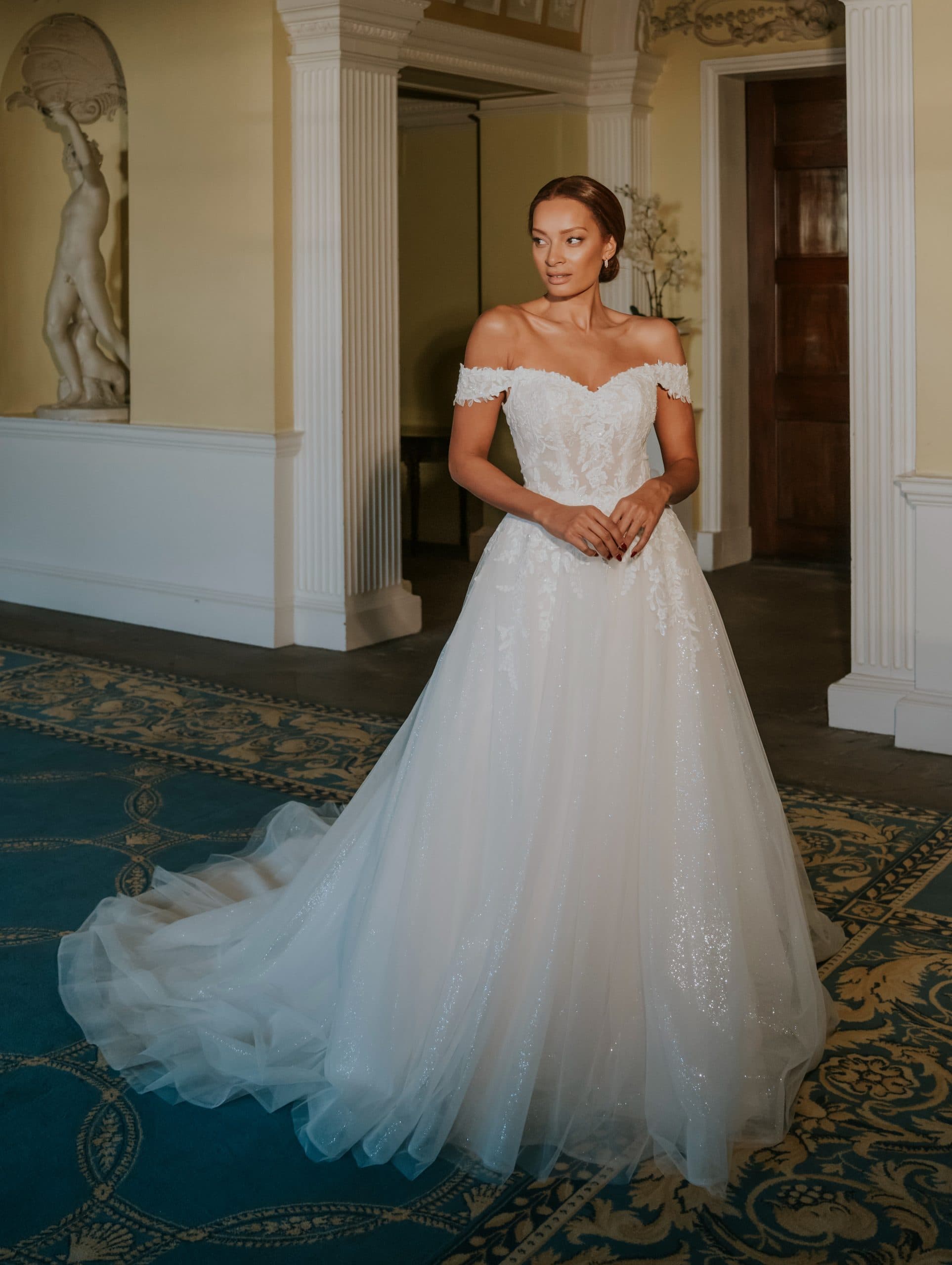 Monaco - Chosen by TDR Atelier wedding dress by Chosen Soft, graceful and full of subtle sparkle, this A line gown... view 1