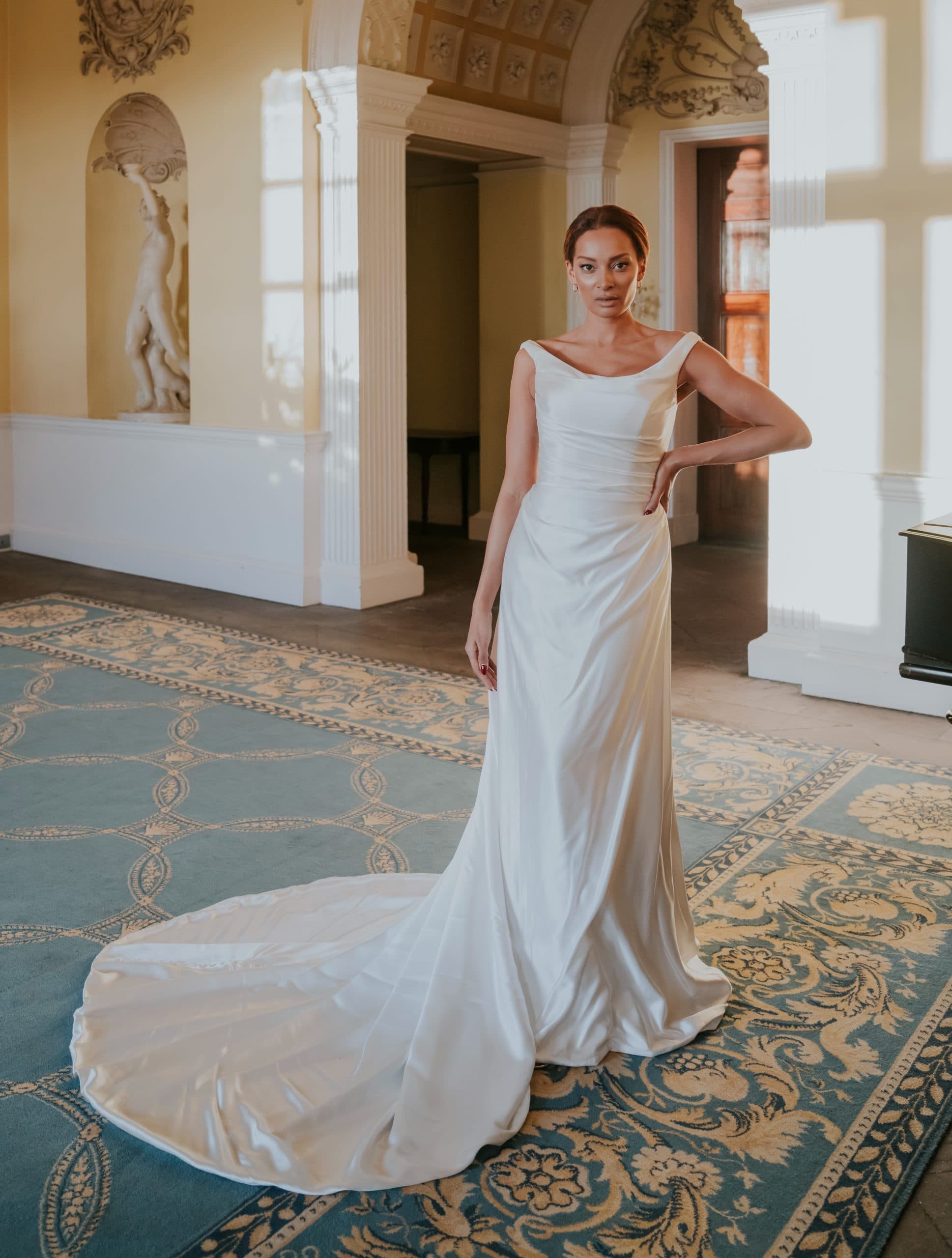 Rome - Chosen by TDR Atelier wedding dress by Chosen A clean, modern satin gown with a beautifully understated el... view 1