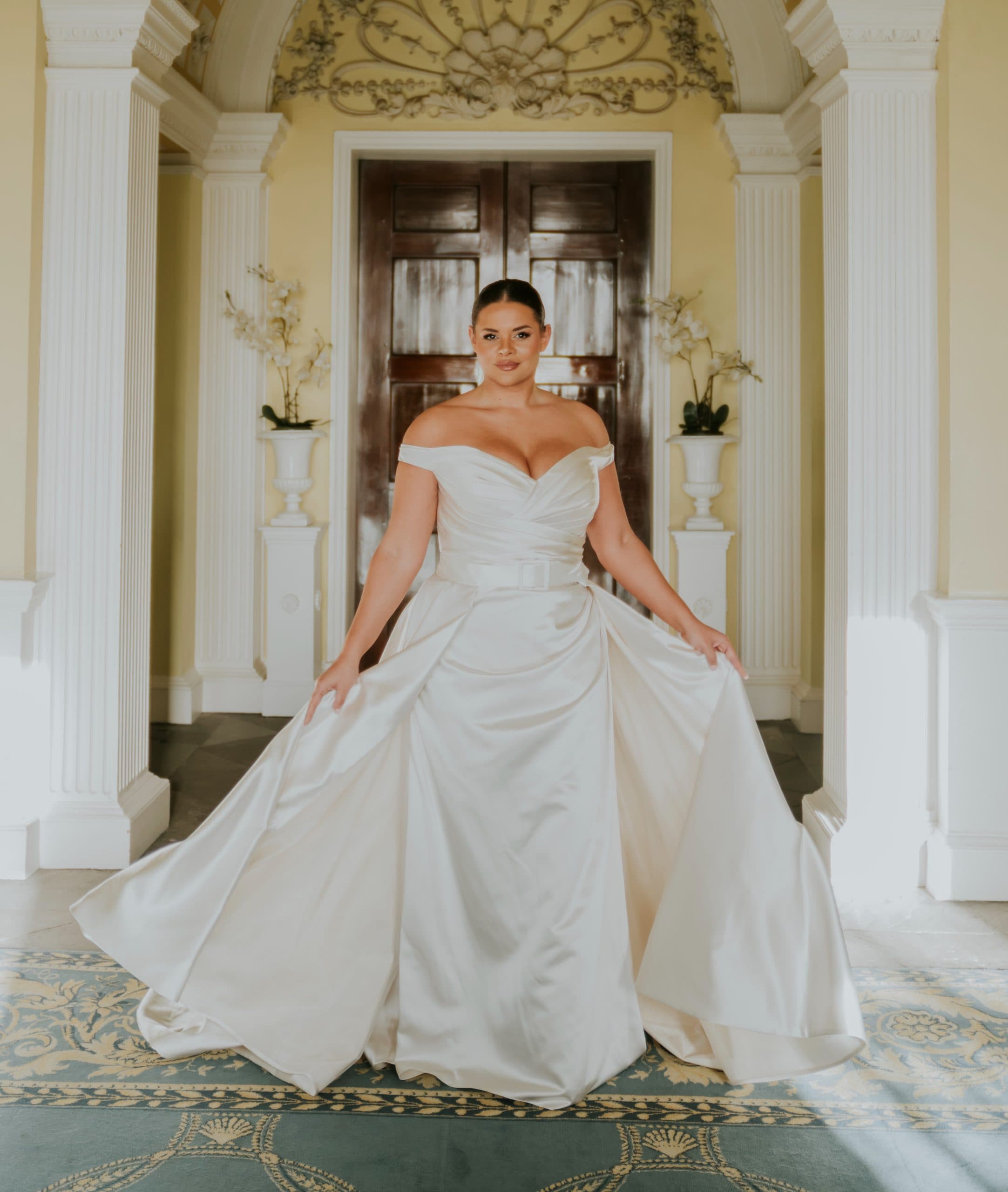 Zanzibar - Chosen by TDR Atelier wedding dress by Chosen - Refined elegance defines this stunning off-the-shoulder wedd