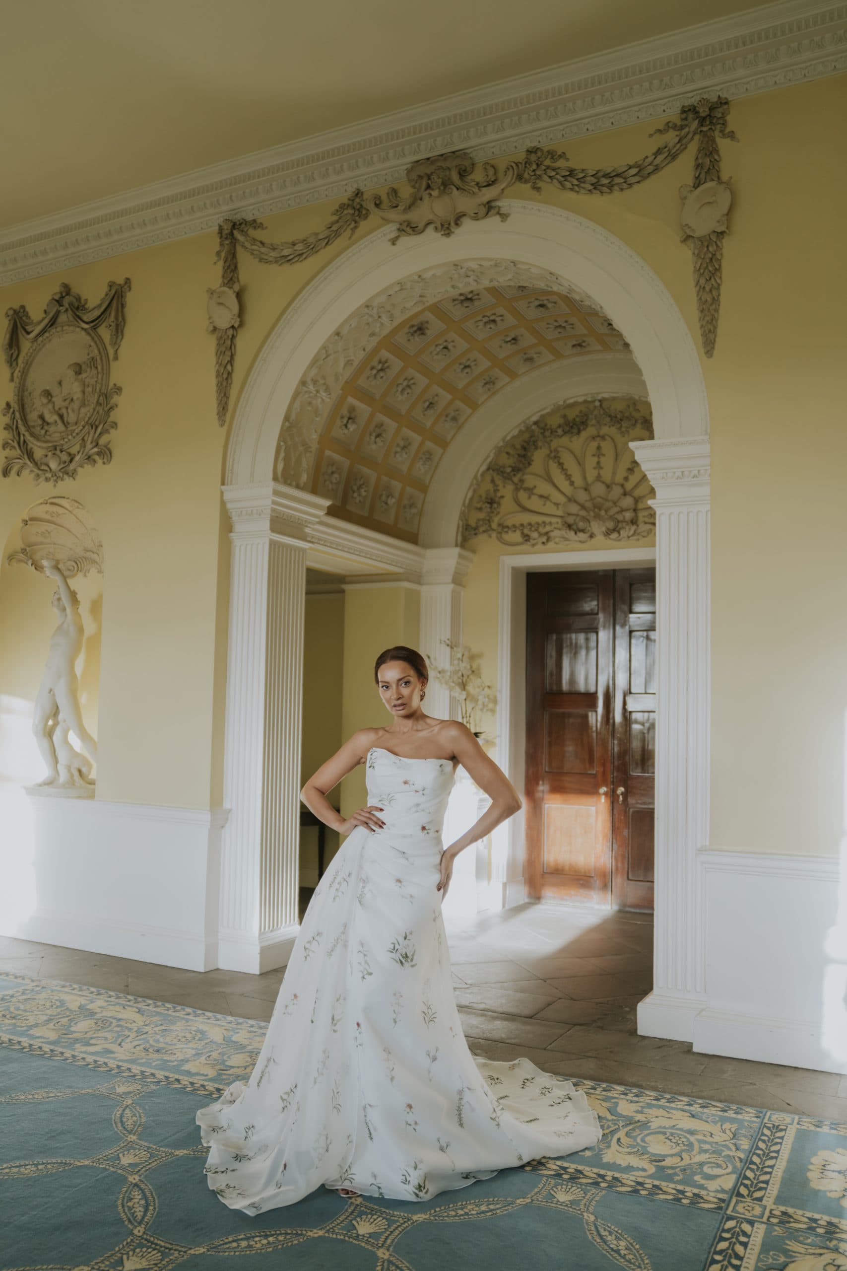 Venice - Chosen by TDR Atelier wedding dress by Chosen A soft, boho inspired gown with a dreamy pop of colour view 1