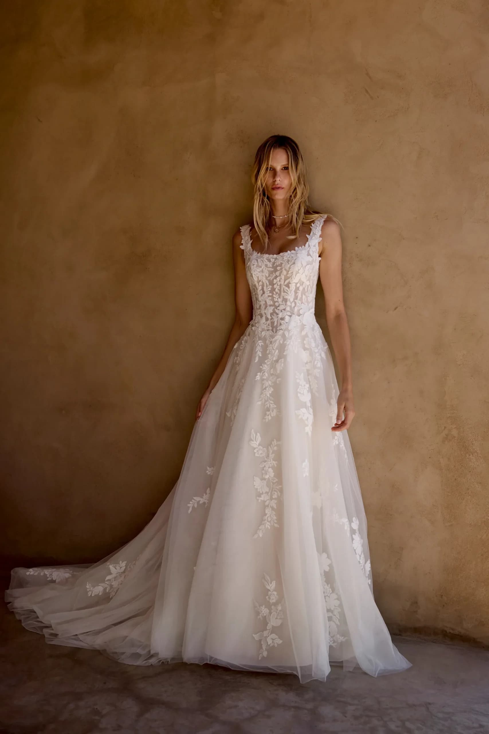 66455 - Lillian West wedding dress by Lillian West Floral A-Line bridal gown