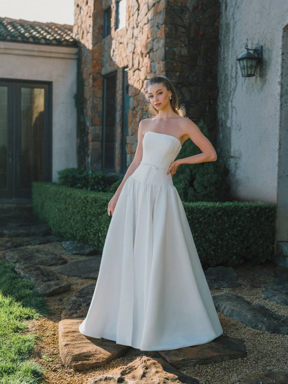 A1470 - Allure Bridal wedding dress by Allure Bridals Elegant and classic, this wedding dress features luxe dove s... view 1