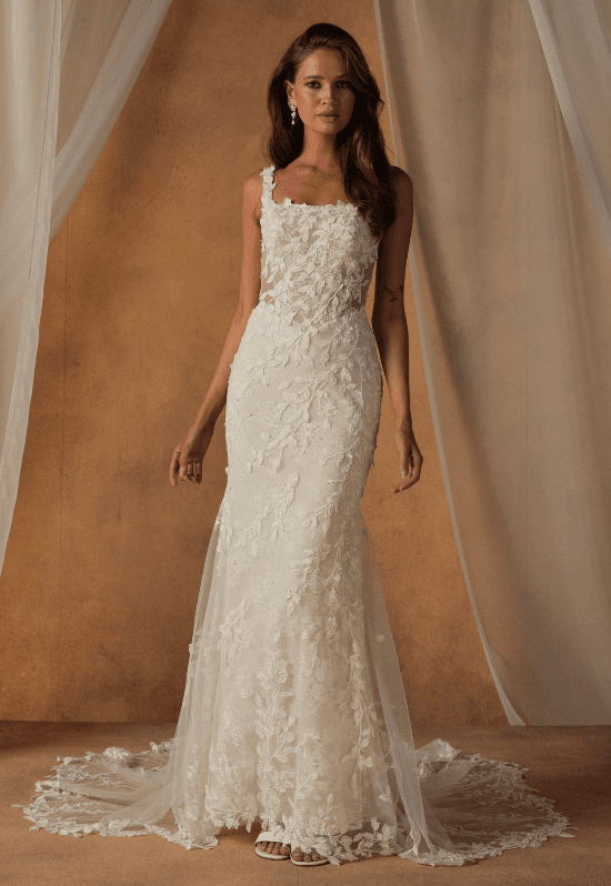 Noha - Madi Lane wedding dress by Madi Lane Our Noha wedding dress truly embodies the ethos of our Terra... view 1