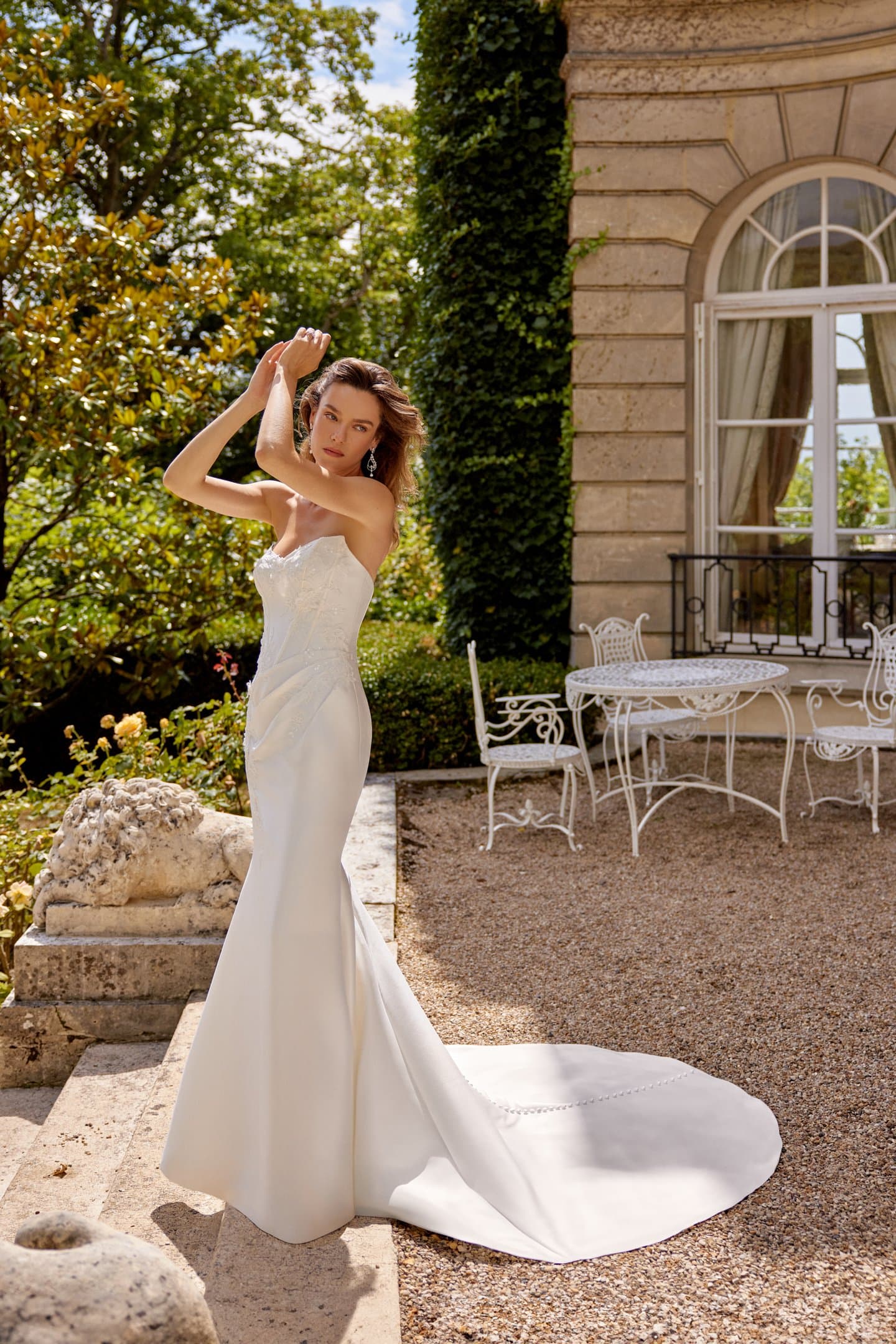 Mallory 88521 - Justin Alexander wedding dress by Justin Alexander - Stretch Mikado Fit and Flare with Exposed Boning and ...