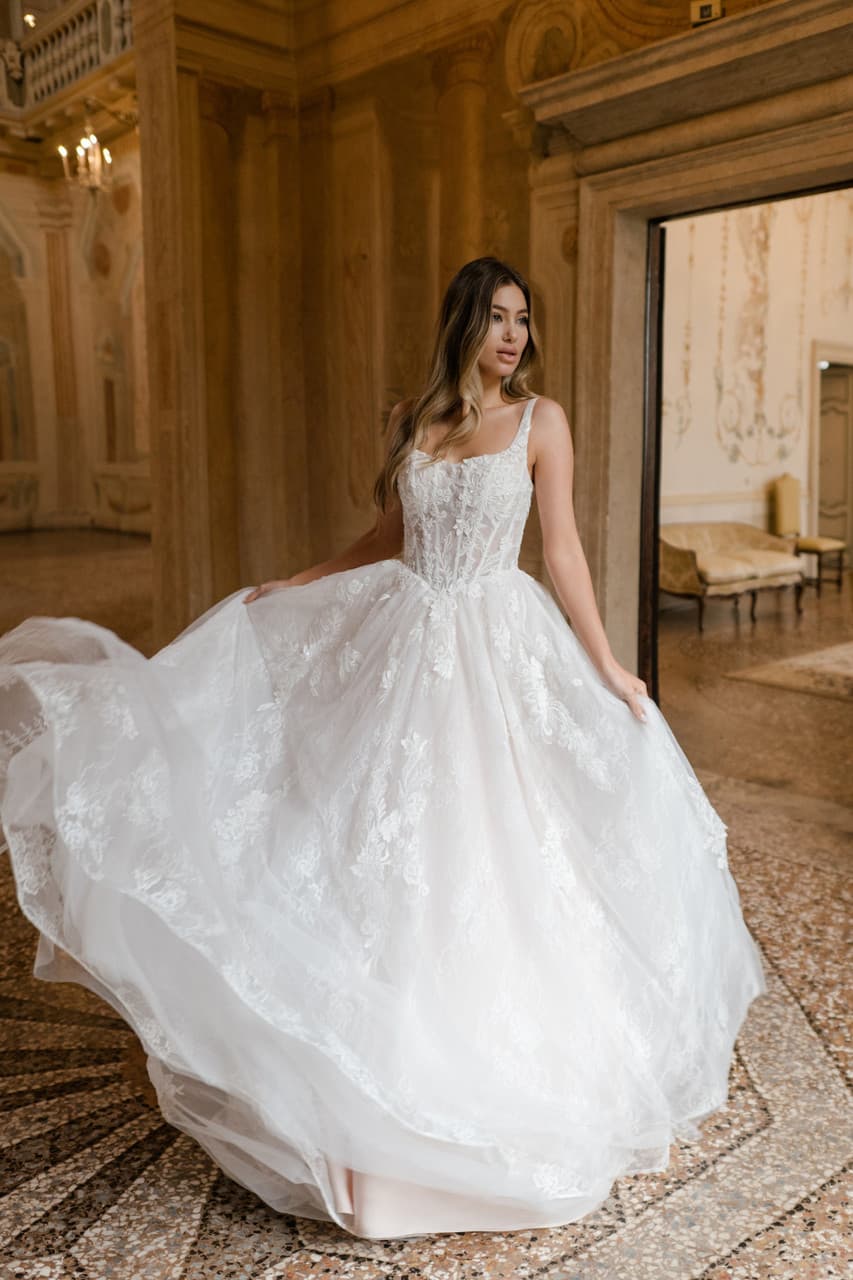 Juliet E602NC - Abella wedding dress by Abella Juliet E602NC – Abella | Price: £1437| Stockist: TDR B... view 1
