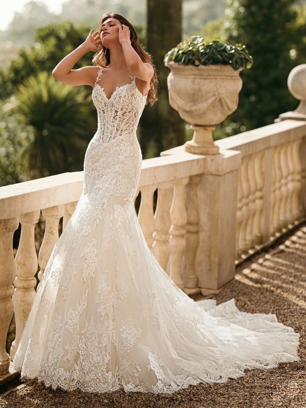Winslet-L - Enzoani wedding dress by Enzoani Winslet-L by Enzoani| Price: £2700| Stockist: TDR Bridal Bir... view 1