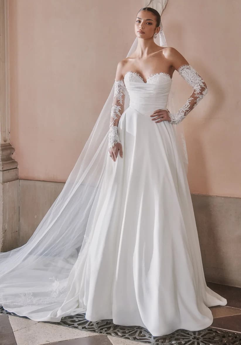 Adriana - Ellis Bridal wedding dress by Ellis Bridal Adriana by Ellis Bridal | Price: £1919| Stockist: TDR Bridal... view 1