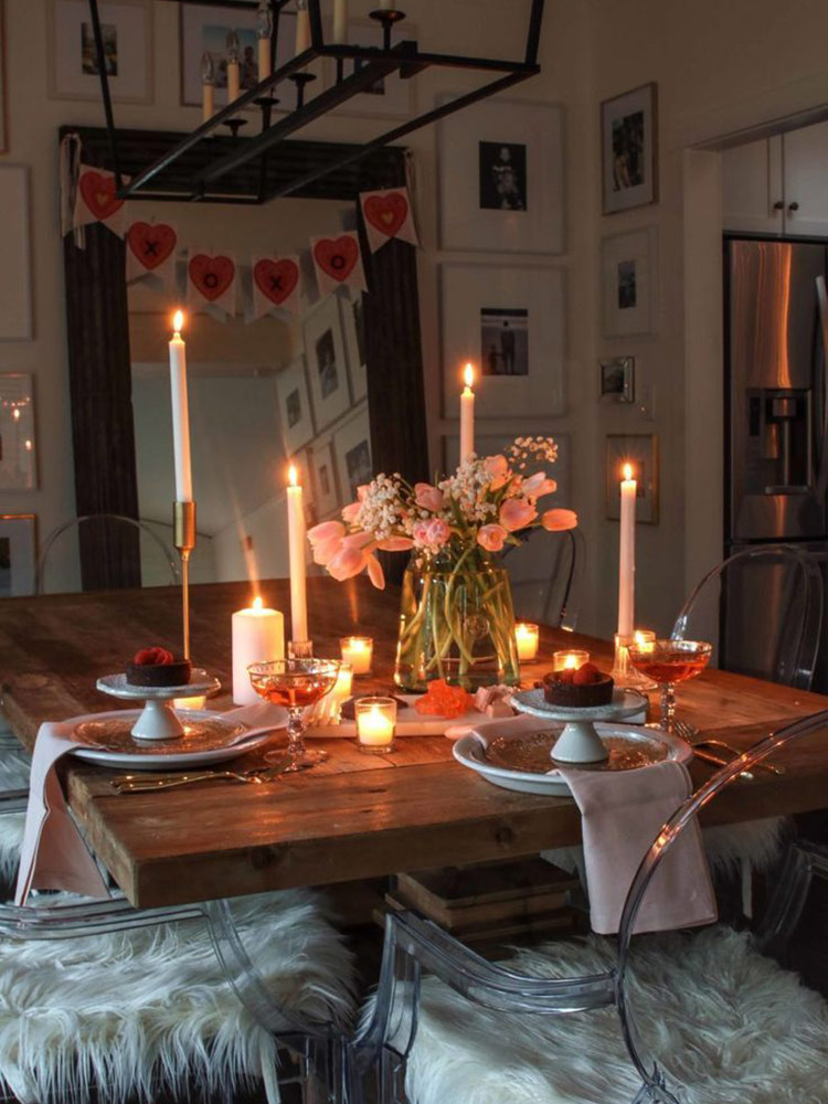 Valentine’s Day Ideas - Candle Lit Dinner