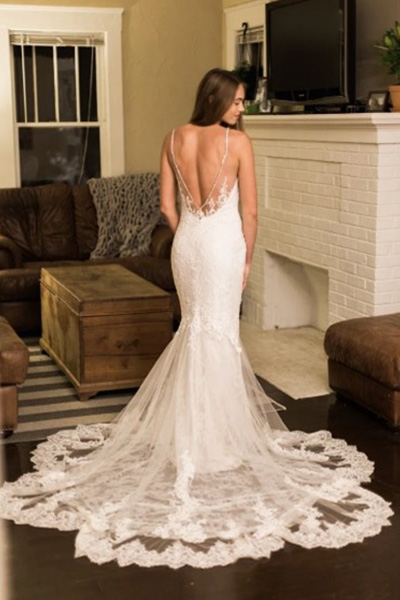 Low Back Wedding Dresses