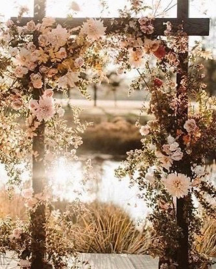 Boho Flower Arch