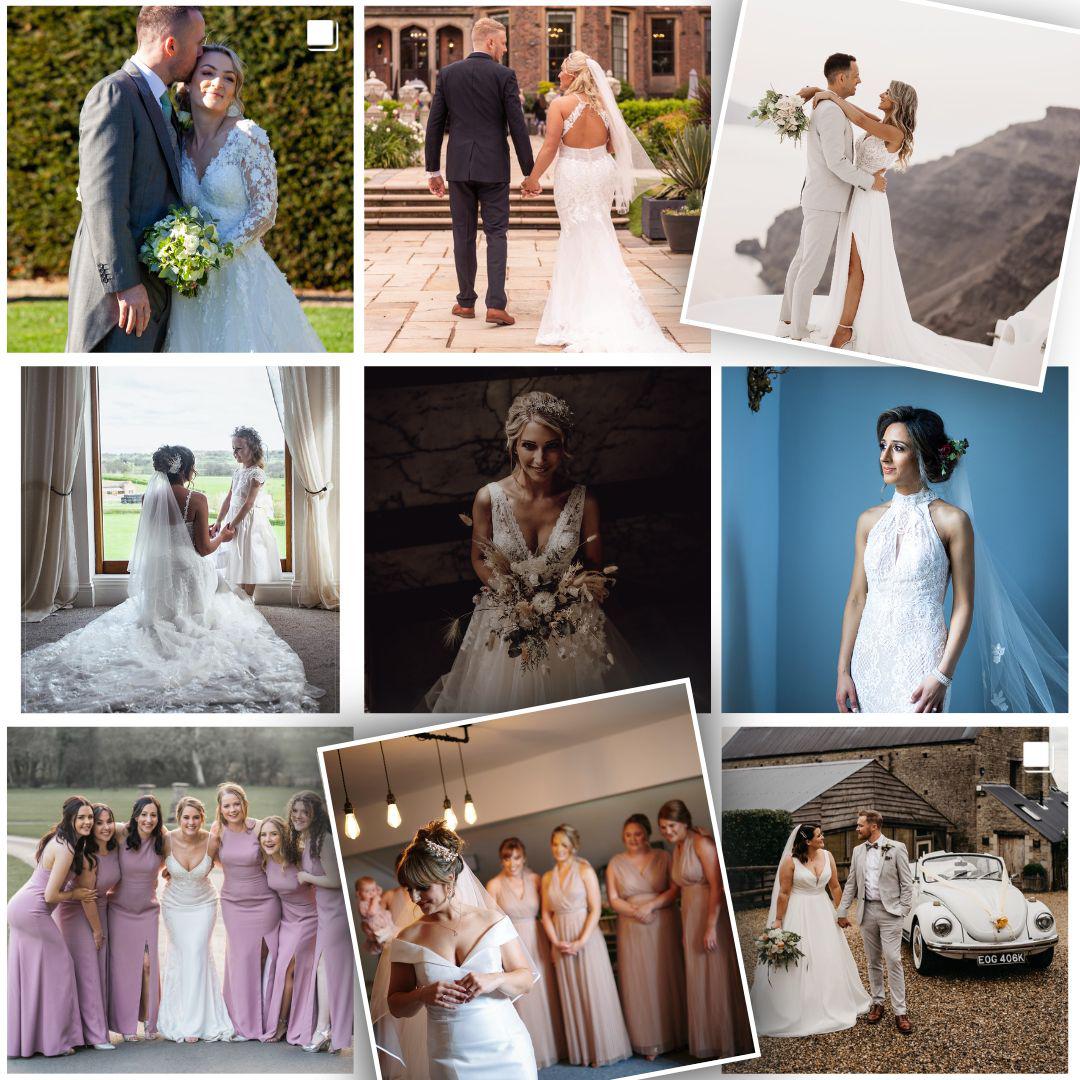 a selection of brides from 2022