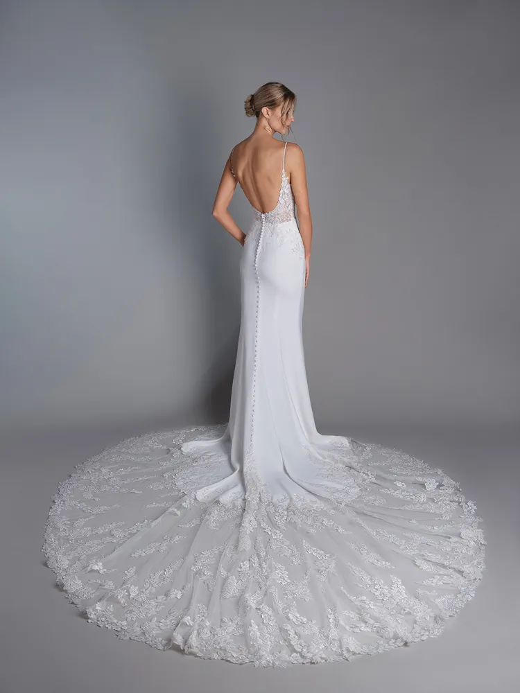 OPAL D1011 DRESS ONLY (SLEEVES SOLD SEPARATELY) Justin Alexander Diamond