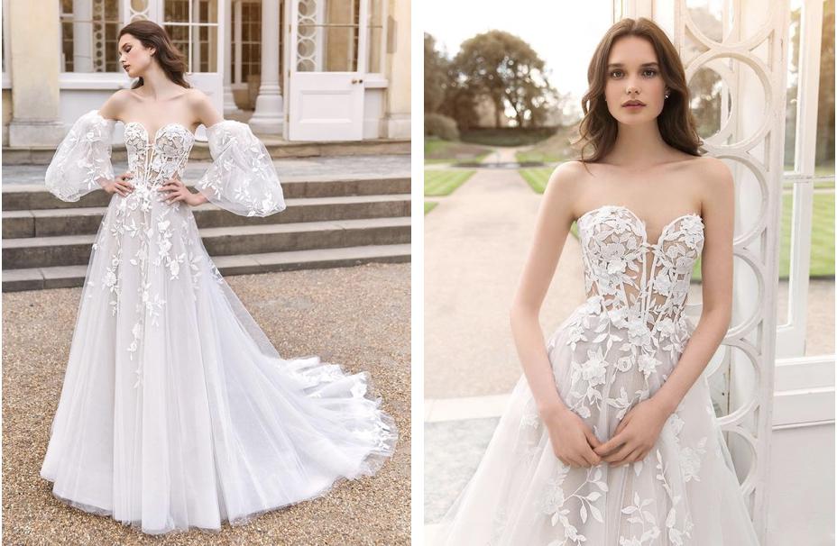Featuring Sharon gown from Enzoani Featuring Sharon gown from Enzoani