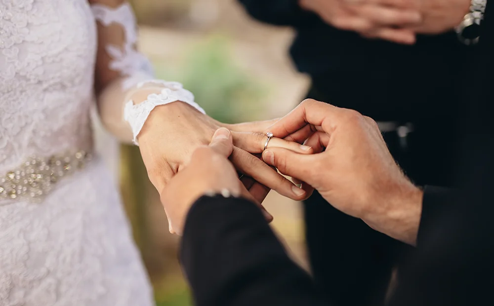 jewellery with wedding dresses