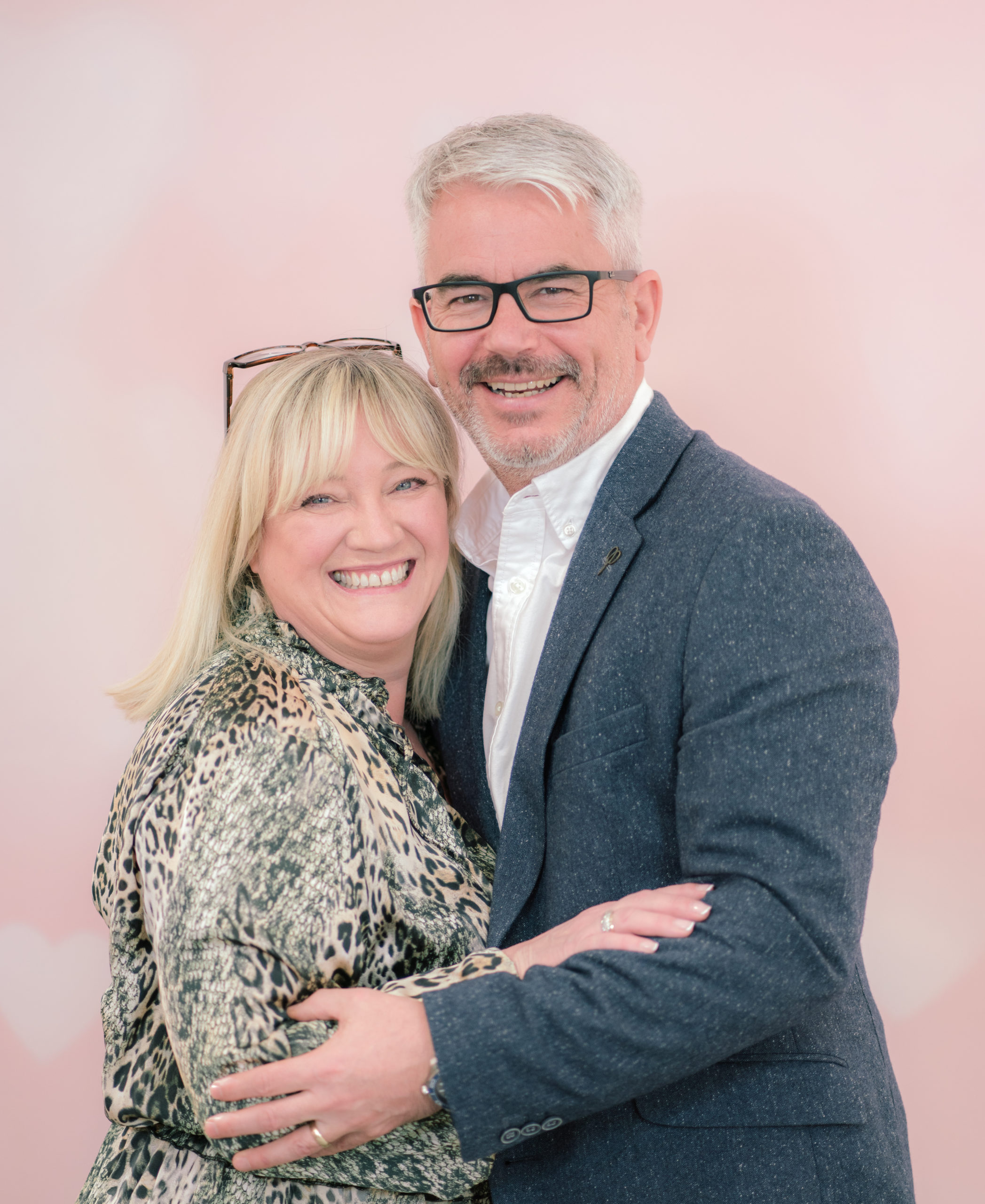 BEC AND LAWS PIC TOGETHER Rebecca and Lawson owners of TDR Bridal Birmingham