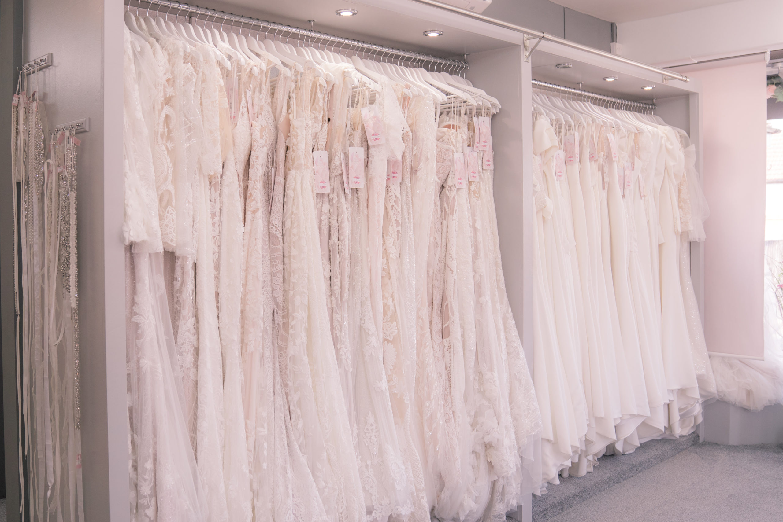 TDR Bridal Wedding Dresses on Display 