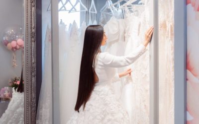 When is the perfect time to go wedding dress shopping?